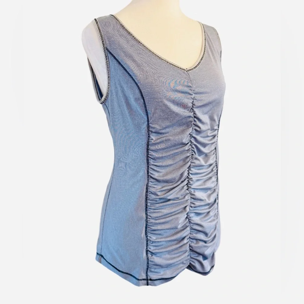 Chico’s Ruched Front Tank Top - Picture 1 of 7